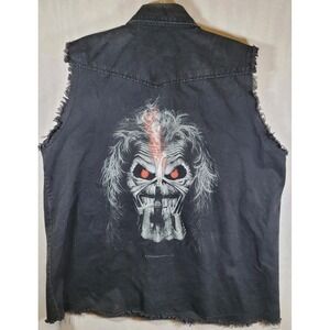 Iron Maiden Tour Vest Mens Size XL Maiden England‎ North American Tour 2012